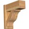 Ekena Millwork Funston Block Rough Sawn Outlooker, Western Red Cedar, 8"W x 20"D x 20"H OUT08X20X20FST05RWR - alternate 1
